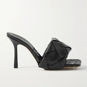 BOTTEGA VENETA Lido intrecciato leather mules 37.5